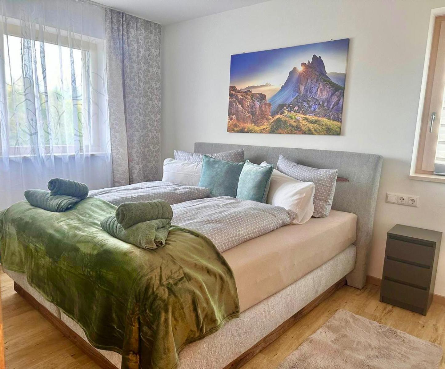 Fewo Nr 1 Iller Im Allgaeu Mit Balkon Bergblick ゾントホーフェン エクステリア 写真